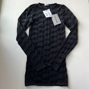 Balenciaga BB Monogram Flocked Jacquard Top